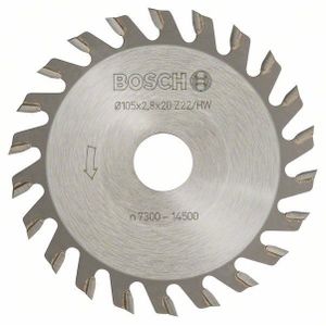 FRAISE - MEULE A TIGE Bosch Fraises circulaires 22, 20 mm, 2,8 mm