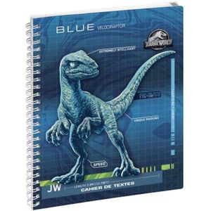 CAHIER DE TEXTE Cahier de textes Jurassic World Blue
