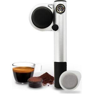 MACHINE À CAFÉ DOSETTE - CAPSULE Handpresso Pump Argent machine à café de voyage po