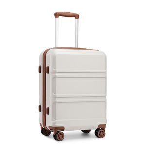 VALISE - BAGAGE Kono Valise de Voyage Trolley Rigide en ABS avec B