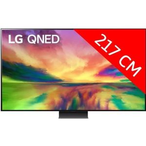 Téléviseur LED TV LG QNED 4K 217 cm - Blanc - Smart TV - 86QNED81