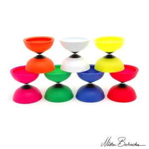 BLEU - Diabolo à Roulements Avec Baguettes Jeu Diabolo Jonglage Jeu D