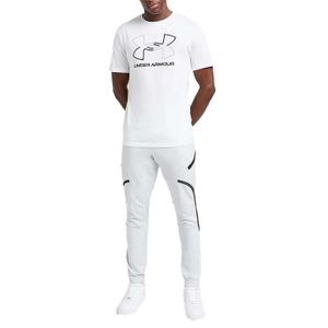 T-SHIRT T-shirt homme Under Armour UA GL Foundation mise à jour - blanc - manches courtes - logo imprimé
