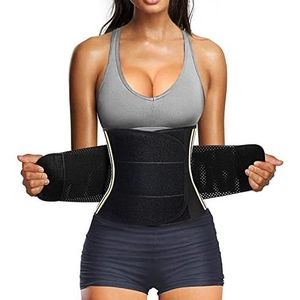 Rose Rouge L Abdomen Taille Ceinture De Formateur Ceinture De Sueur Ceinture Abdominale pour Promouvoir Transpiration/Mise en Forme/Perte De Poids/Fitness Juqilu Ceinture De Sudation Femme 