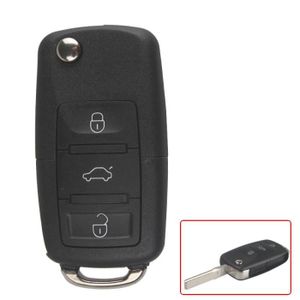 Télécommande coque de clé plip 3 boutons VW Volkswagen Golf IV,V, J
