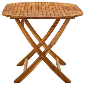 TABLE DE JARDIN  Table de jardin pliante - Qqmora - Idyllique - bru