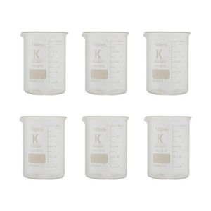 DOSEUR - MESUREUR KENZIUM - Pack 6 x Béchers  Volume : 100 ml  Verre