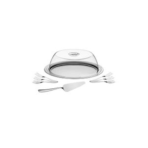 PLAT DE SERVICE TRAMONTINA Kit gâteau, support pour gâteau 33cm, 6