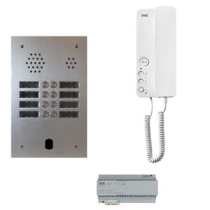 INTERPHONE - VISIOPHONE Kit audio préprogrammé 8 boutons - KA83/208