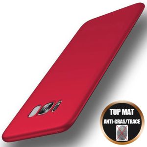 COQUE - BUMPER Coque Pour Samsung Galaxy S8 Plus Silicone Ultra Slim Antichoc Rouge