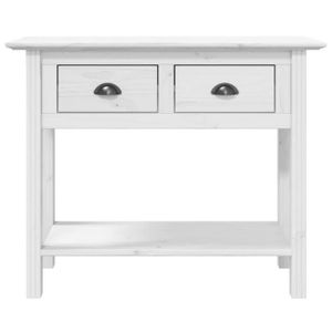 CONSOLE EXTENSIBLE JIN Table console BODO blanc 90x34,5x73 cm bois de