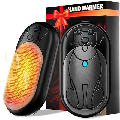 Chauffe-mains Rechargeable Lot De 2 - 6000mAh - Double Face Chauffant - Silicone Doux - Pour Homme Et Femme - 4