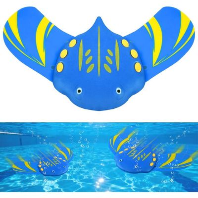 Ensemble de 24 jouets de piscine, comprenant des anneaux de plongée, une sirène et une torpille, avec un sac de rangement. - Sport