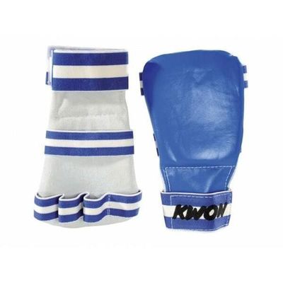 Gants de karaté bleu Noris avec pouce pour competition