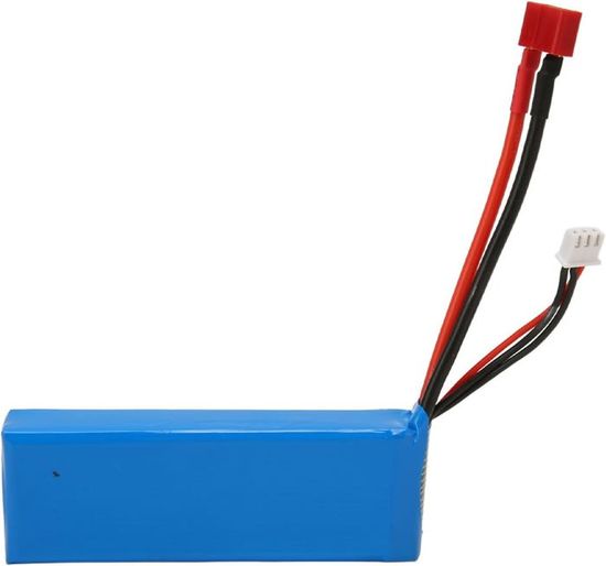 2 Batteries Li-Ion 7,4V 3000mAh + Chargeur – Connecteur Deans T, Pour Voitures RC, Bateaux, Camions