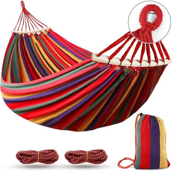 Hamac De Camping Coalatree The Loafer Rouge – Léger Et Compact Avec Sac Inclus