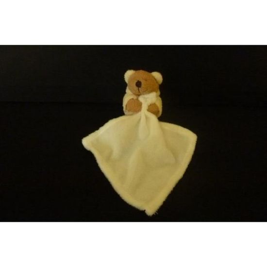 Doudou Ours Et Son Mouchoir Carrefour Cdiscount Puericulture Eveil Bebe