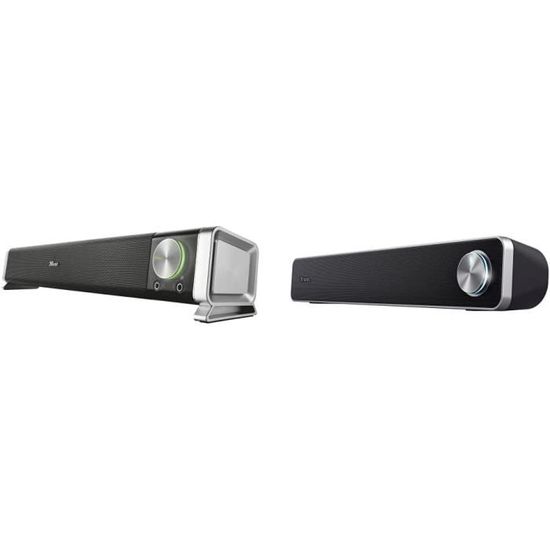 Asto Enceinte PC Barre de Son pour Ordinateur et TV, 12 Watt, Alimentation USB & Arys Enceinte