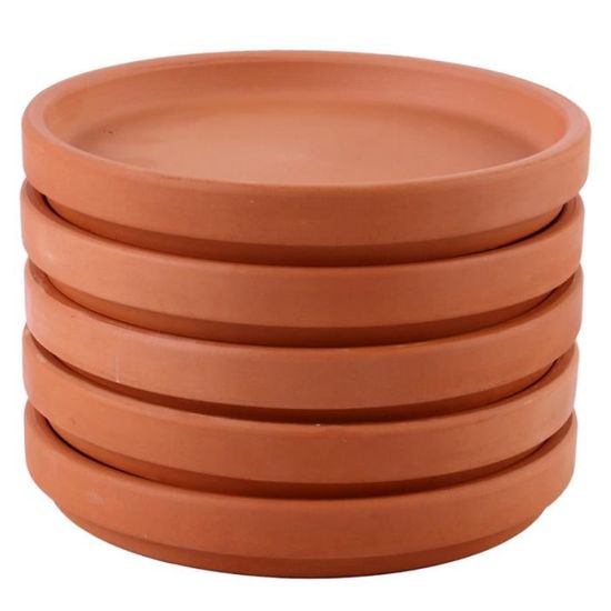 5 Pièces Pot De Fleur Plateaux Plante Soucoupes PP En Plastique
