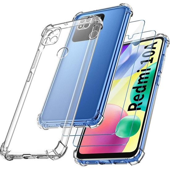 Coque Silicone Renforcée Pour Xiaomi Redmi 10C - Little Boutik - Transparente - Neuf