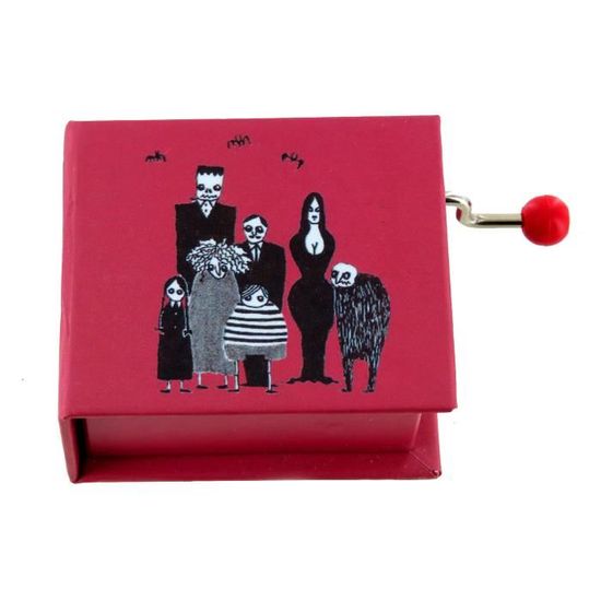 Boîte à Usique / Boîte à Bijoux Usicale En Bois Recouvert De Papier Décoré Sur Le Thèe Des