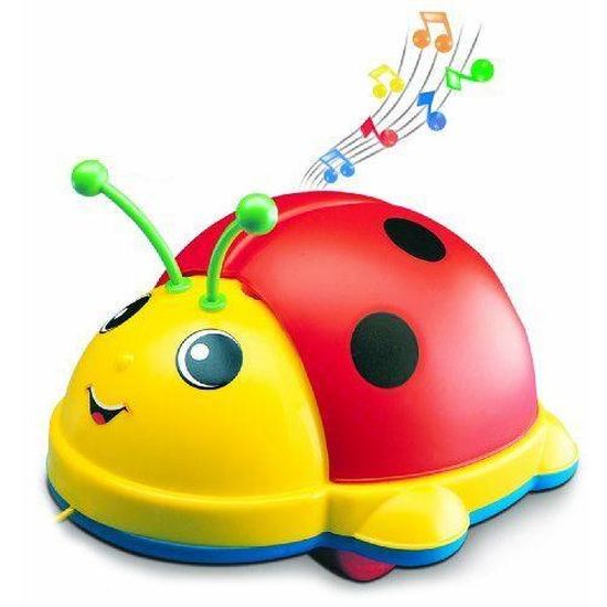 Yo-Yo Bois Coccinelle Rouge DETOA – Jeu D'Adresse Éveil Dès 3 Ans