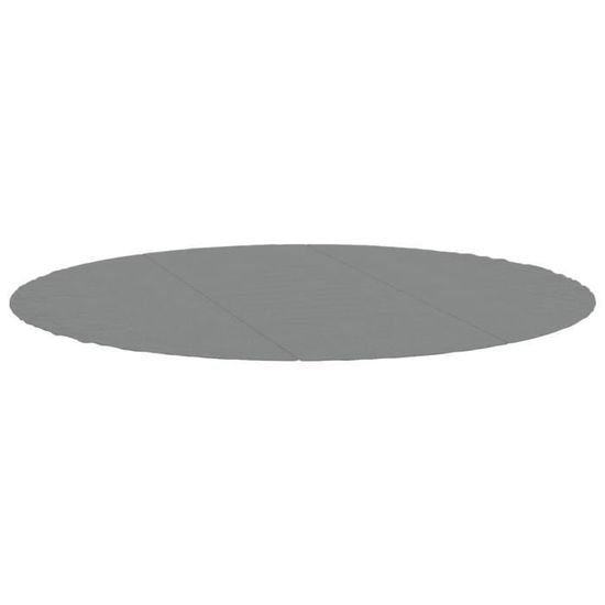CYA Bâche de piscine gris clair Ø396 cm géotextile polyester A94218 En Stock Cdiscount Jardin