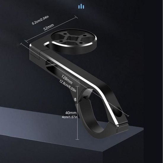 Support Guidon Vélo Pour Garmin Edge 25, 130, 200, 500, 510, 520 - Neuf