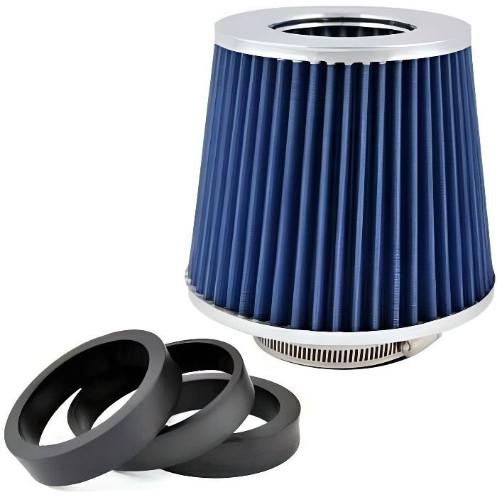 Filtre A Air Kit D Admission Direct Dynamique Cornet Sport Blu Universel Pour Auto Voiture Audi Mercedes BMW