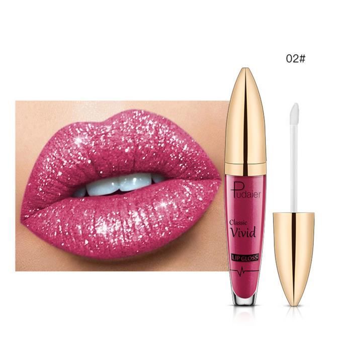 Diamond 18 Color Glitter Lipgloss Lipstick Rouge à lèvres liquide brillant mat 5ML LFY201117210B_Ion