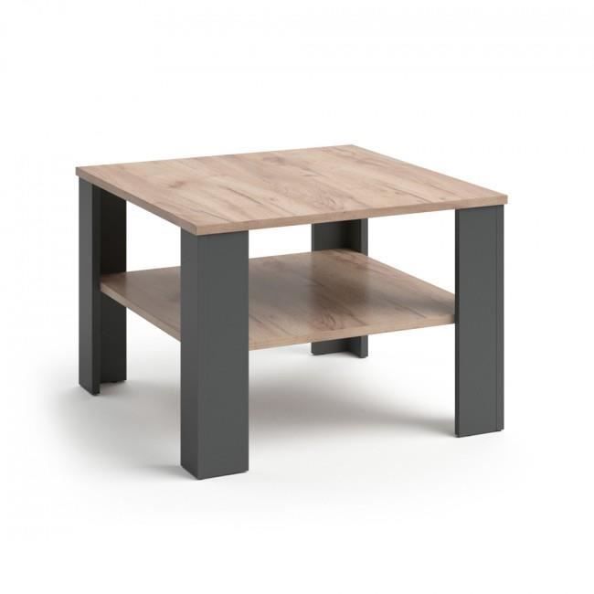 Table basse anthracite sable 60x60 cm