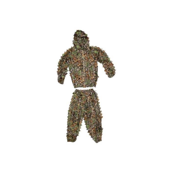 Tenue de camouflage imitation feuilles mortes 1 veste et 1 pantalon * aille : unique adulte * Poids : environ 400g * Matière :