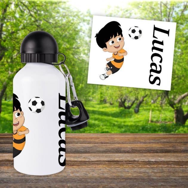 Gourde personnalisée pour enfant modèle football