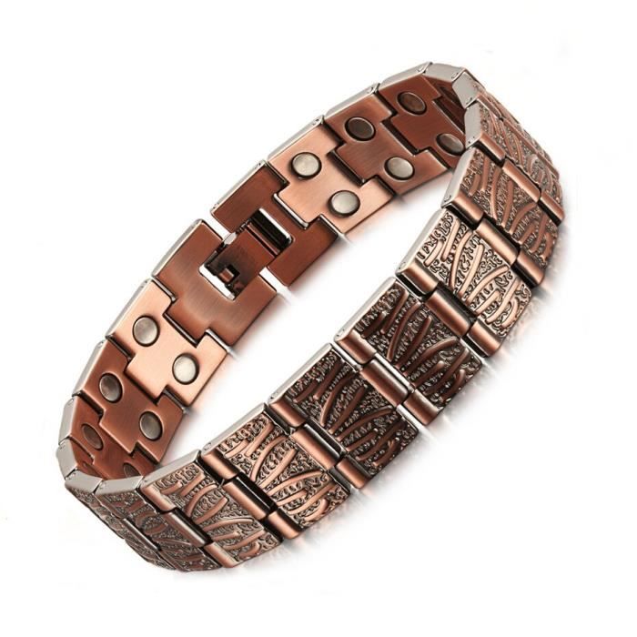 Bracelet Anti-douleur En Hématite Noire - Longueur 17,5 Cm - Style Bohème