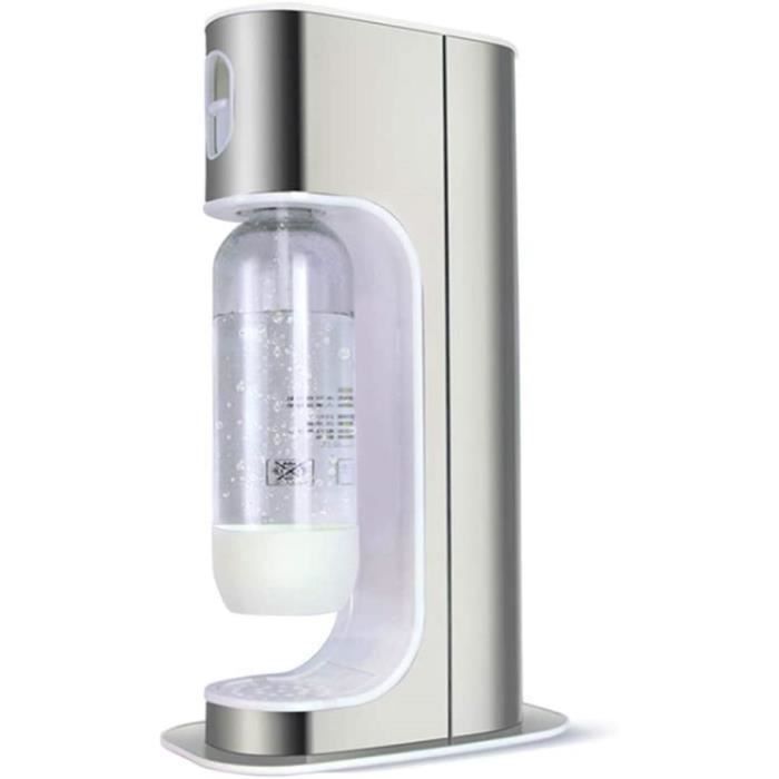 VVA Machine à Gazéifier Conception Simple Bouteille Deau 1L*2 Sodastream One Touch Machine Electrique à Eau Pétillante Accueil A184