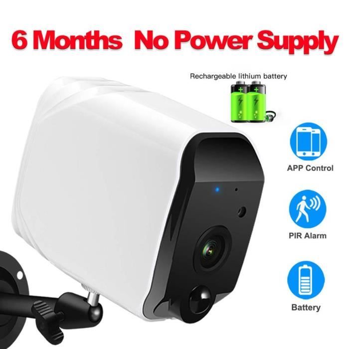BABY PHONE - ECOUTE BEBE,Caméra de sécurité sans fil, caméra de batterie WiFi 1080P avec Audio - Type IP camera only