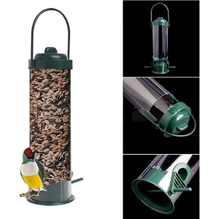 Bol,Mangeoire pour oiseaux sauvages s suspendus Type extérieur animal de compagnie oiseau graines distributeur de nourriture arbre