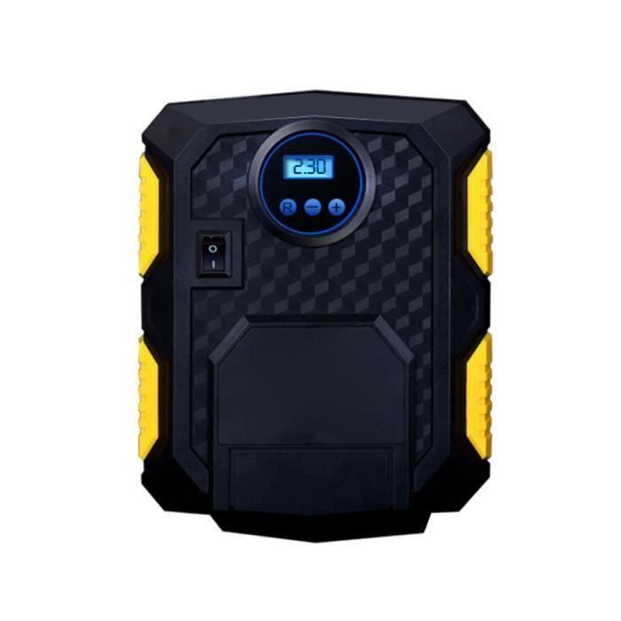 Pompe électrique de compresseur d\'air de voiture de CC 12V de gonfleur de pneu portatif de Digital avec la lumière