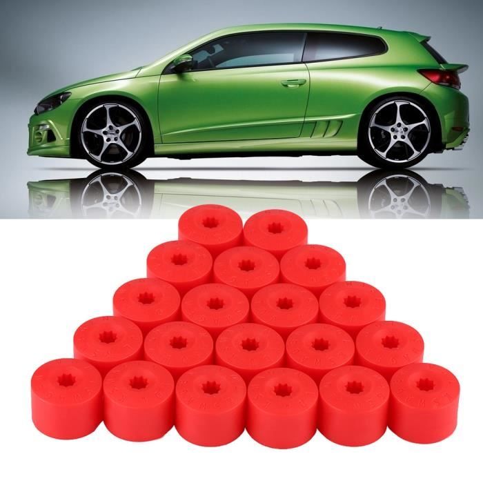20pcs 17mm bouchon l'écrou roue voiture auto boulon cache protection jantes extérieure