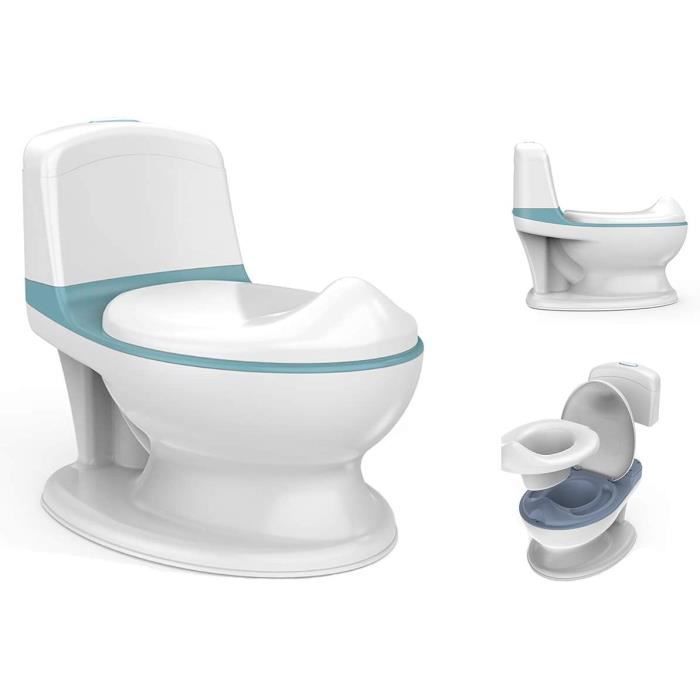 Pot pour bébés et enfants My First Toilet avec poussoir interactif