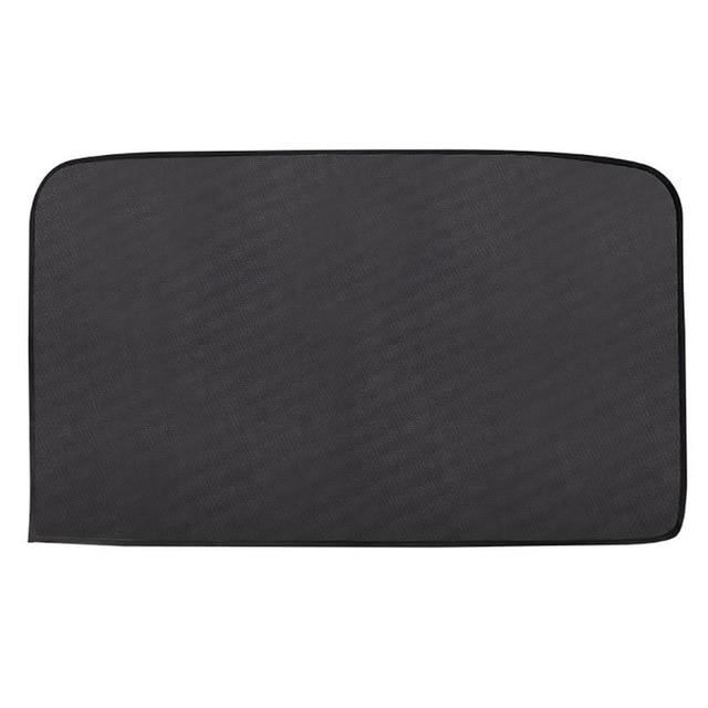 Pare-soleil magnétique pour voiture, protection UV, rideau de voiture, fenêtre latérale pare-soleil en maill 1Pc Back