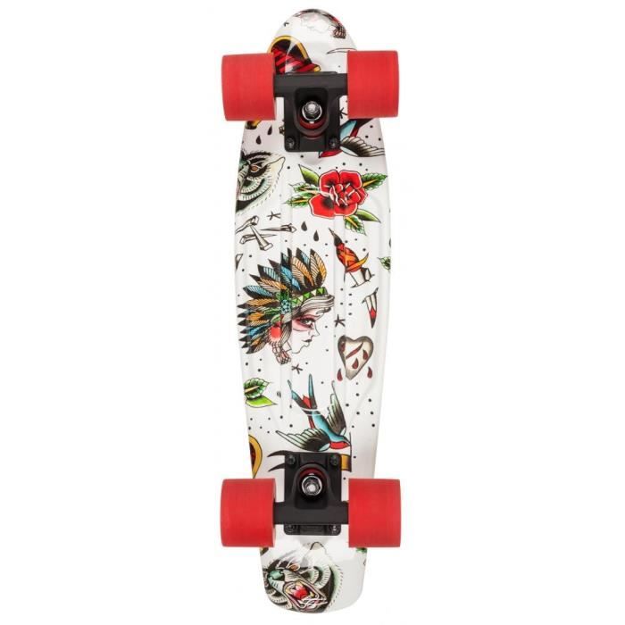 D-Street Polypropylène Planche à roulettes - Cruiser en plastique 6.0 -x 23.0-
