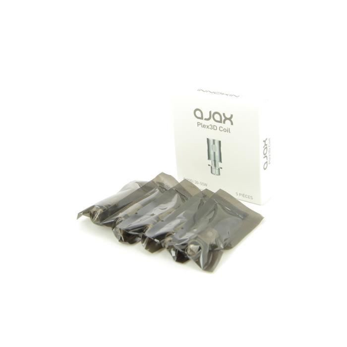 Pack de 5 résistances Plex 3D Ajax Innokin 0.35 ohm 0,35 ohm