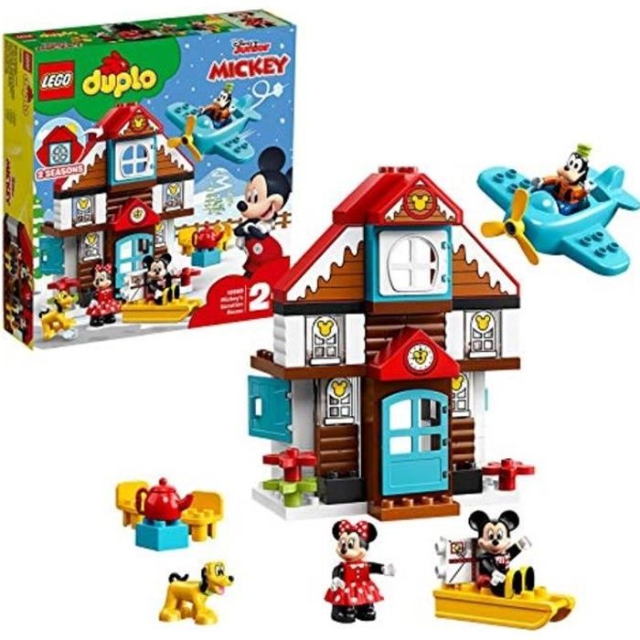 Jeu D'Assemblage N9MYU 10889 jouets de maison de vacances disney mickey disney, jeu de construction pour les tout-petits de 2 ans av