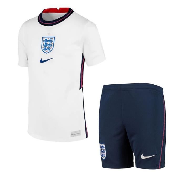 Maillot de Foot Angleterre Euro 20-21 Maillot et Pantalons Suit Pas Cher Enfants Garçon