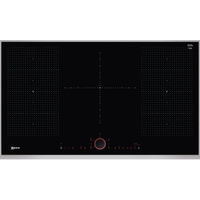 Neff - table à induction 90cm 5 foyers 11100w noir - t59ts5rn0