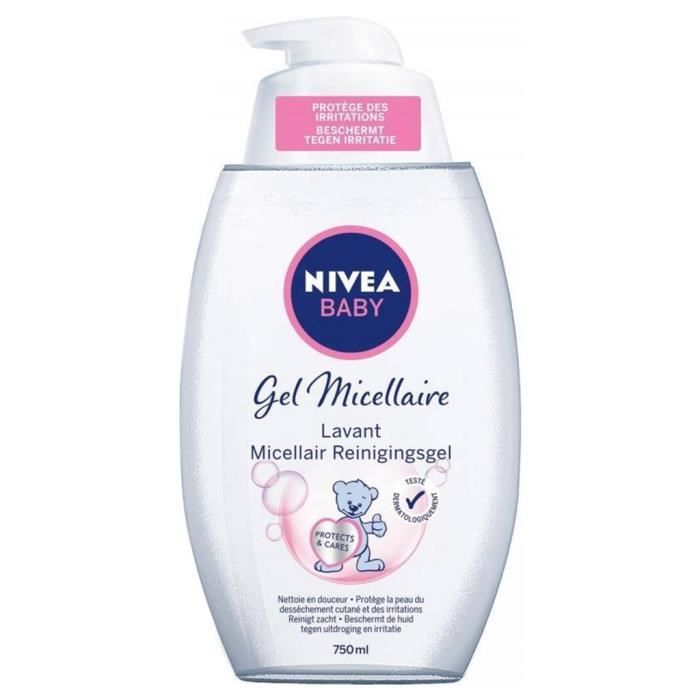 Nivea Baby Gel Micellaire Lavant 750ml (lot de 3)