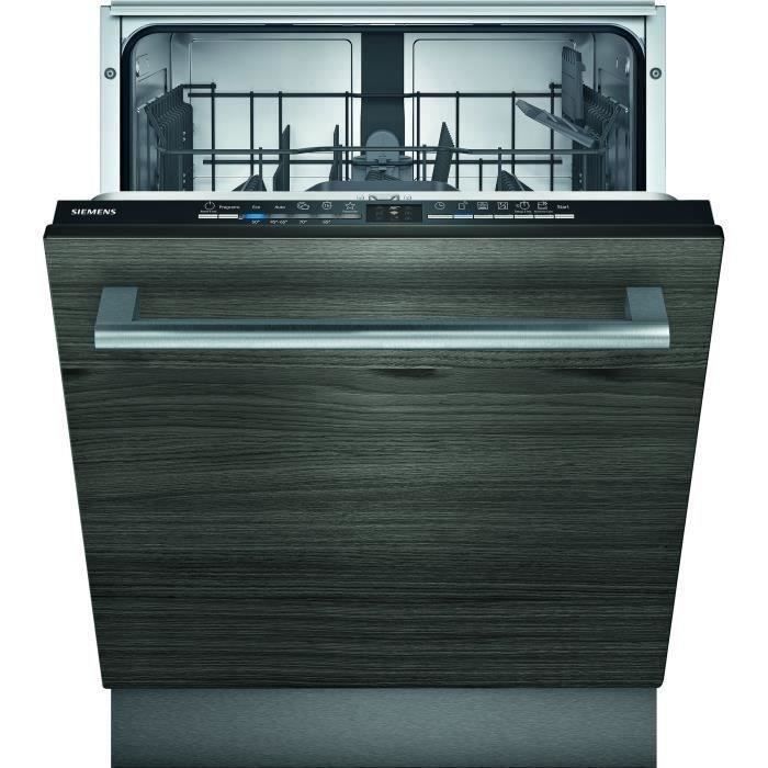 Lave-vaisselle tout intégrable SIEMENS SN61IX12TE iQ100 - 12 couverts - Induction - L60cm - Home Connect - 48 dB