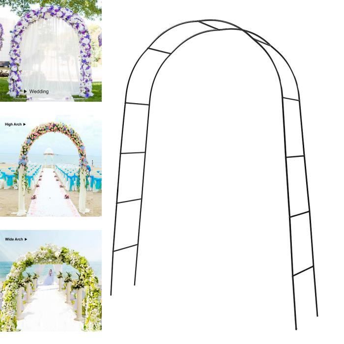 TEMPSA Porte en Métal Arc Façon Assembler De Mariage Décorations Parti De Mariée Jardin Floral Ornement 220