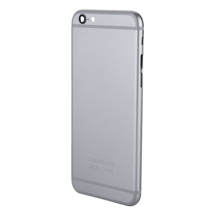 VINGVO Porte arrière pour iPhone Boîtier de porte arrière de remplacement pour couvercle de batterie arrière iPhone iPhone 6S